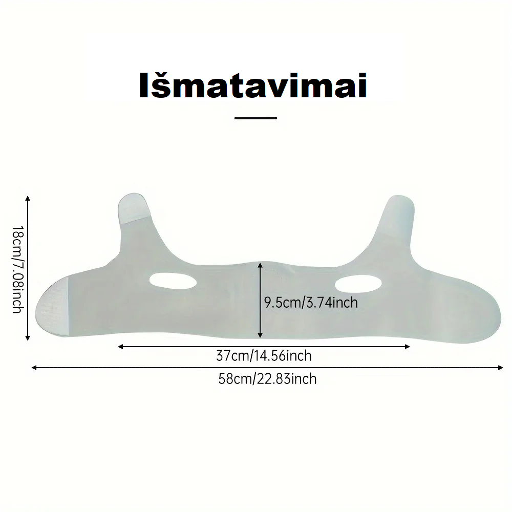 Veido formavimo liekninamasis dirželis